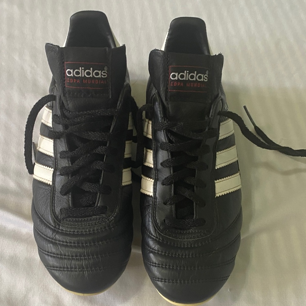 Adidas Copa Mundial Black and White Cleats